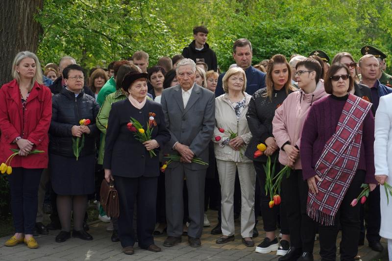 В ВГУ почтили память героев к 78-й годовщине Победы в Великой Отечественной войне