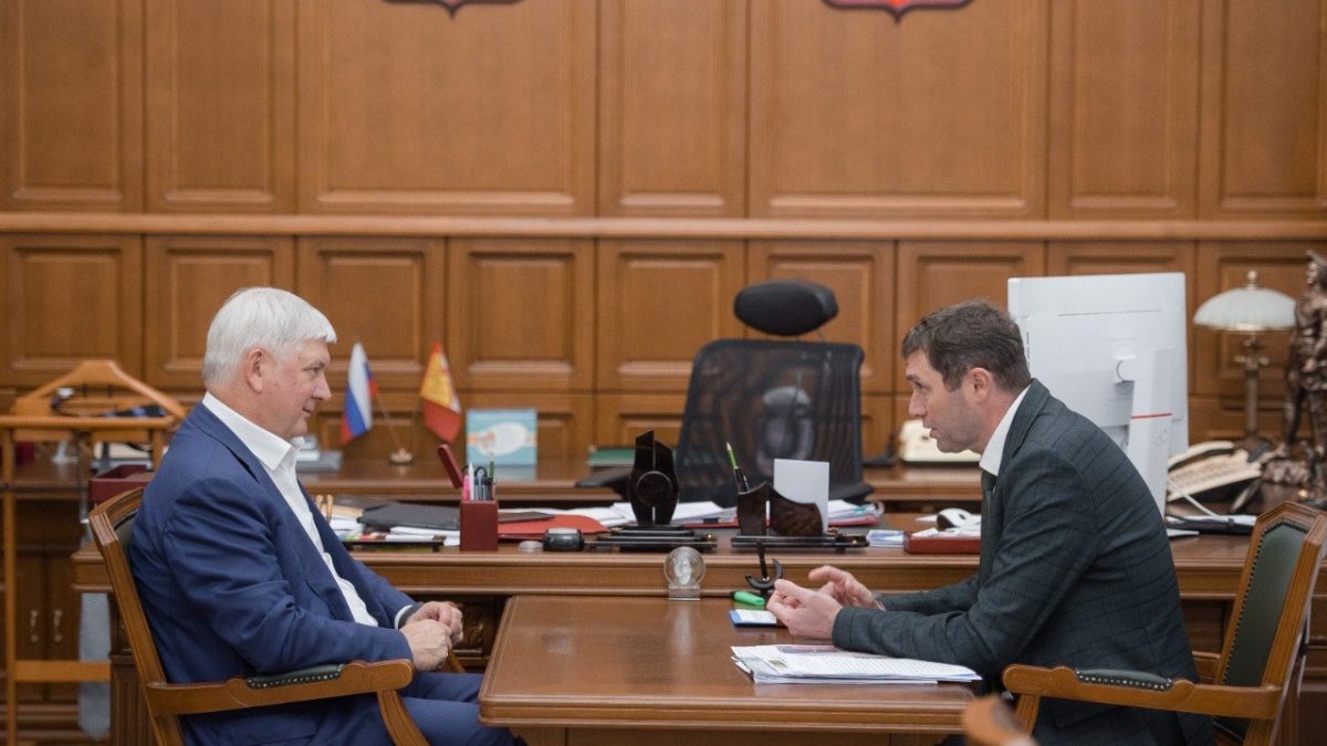 Мэр Воронежа Сергей Петрин доложил губернатору о завершении строительных работ в муниципальном приюте для безнадзорных животных ТГ/Сергей Петрин