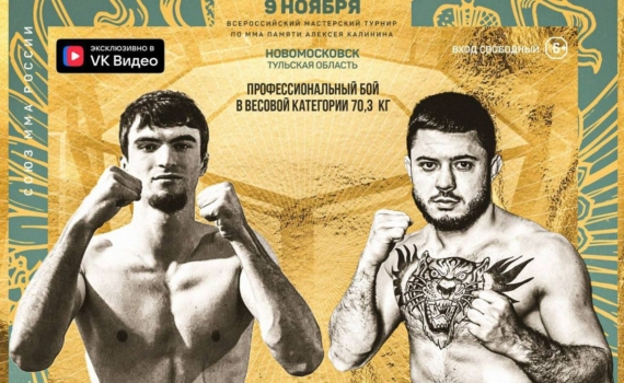 Будрин и Магомедов проведут бой в рамках мемориала Калинина по ММА в Тульской области